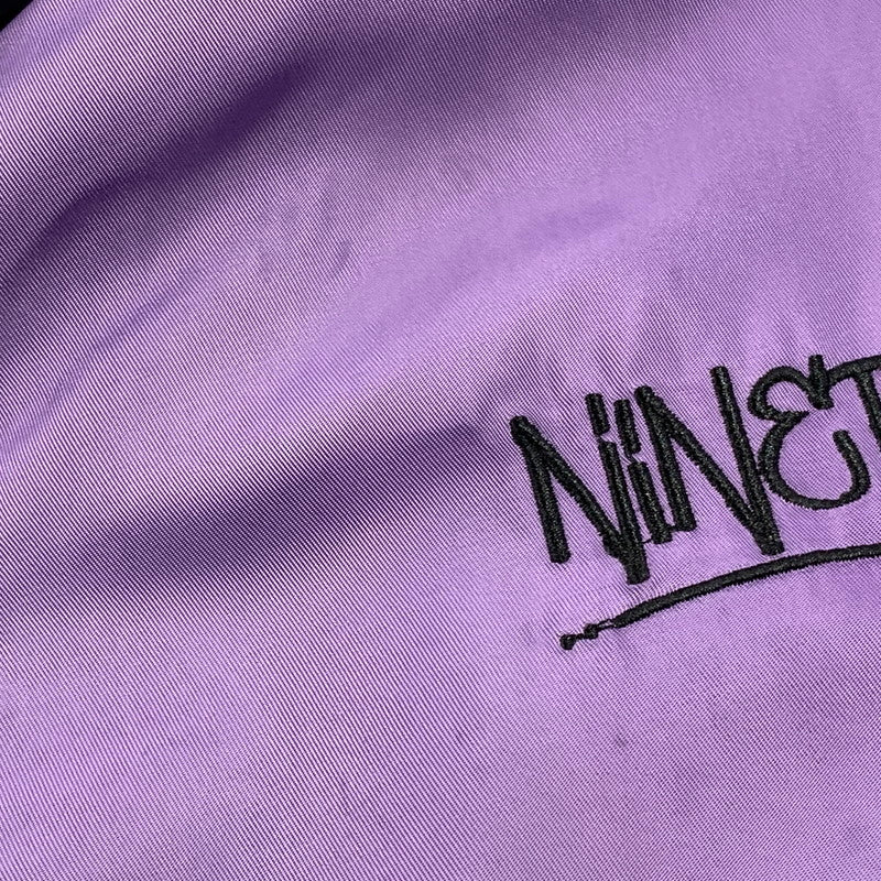 【中古品】【メンズ】 9090 ナインティナインティ NN1133 ANIMAL TRACK JACKET アニマル トラック ジャケット アウター 142-251229-hk-02-izu サイズ：XL カラー：パープル×ブラック 万代Net店