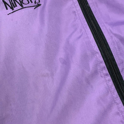 【中古品】【メンズ】 9090 ナインティナインティ NN1133 ANIMAL TRACK JACKET アニマル トラック ジャケット アウター 142-251229-hk-02-izu サイズ：XL カラー：パープル×ブラック 万代Net店