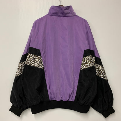 【中古品】【メンズ】 9090 ナインティナインティ NN1133 ANIMAL TRACK JACKET アニマル トラック ジャケット アウター 142-251229-hk-02-izu サイズ：XL カラー：パープル×ブラック 万代Net店