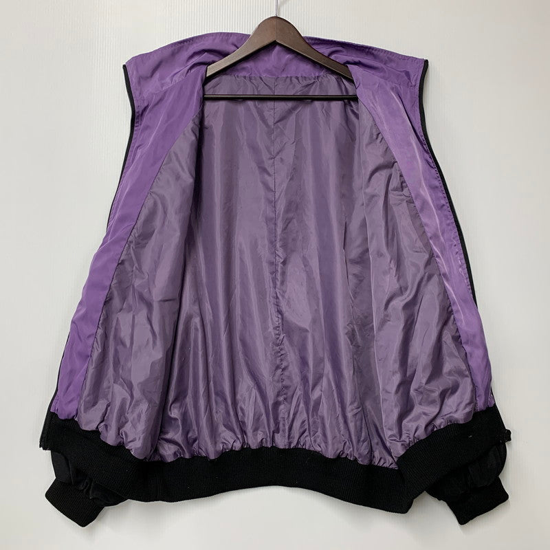 【中古品】【メンズ】 9090 ナインティナインティ NN1133 ANIMAL TRACK JACKET アニマル トラック ジャケット アウター 142-251229-hk-02-izu サイズ：XL カラー：パープル×ブラック 万代Net店