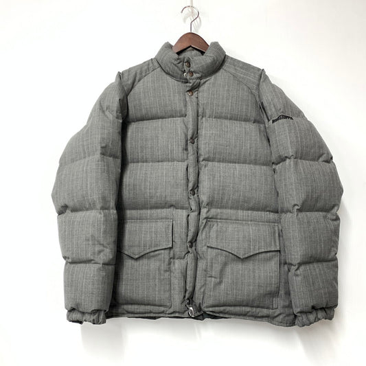 【中古品】【メンズ】 A BATHING APE アベイシングエイプ GORE-TEX ゴアテックス WIND STOPPER DOWN JACKET ウィンドストッパー ダウン ジャケット アウター 142-251223-ya-05-izu サイズ：L カラー：グレー 万代Net店