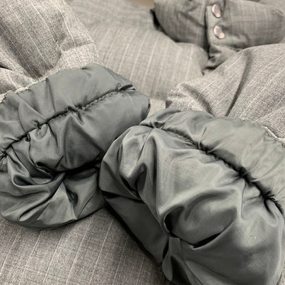 【中古品】【メンズ】 A BATHING APE アベイシングエイプ GORE-TEX ゴアテックス WIND STOPPER DOWN JACKET ウィンドストッパー ダウン ジャケット アウター 142-251223-ya-05-izu サイズ：L カラー：グレー 万代Net店