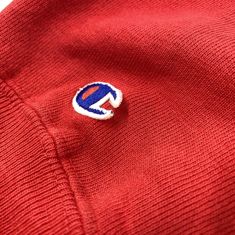 【現状渡し品】【メンズ】 Champion チャンピオン 刺繍タグ 90S MARSHALLTOWN GOLF 14 4段プリント REVERSE WEAVE SWEATSHIRT リバース ウィーブ スウェットシャツ トップス 長袖 146-251223-cs-01-izu サイズ：XL カラー：レッド 万代Net店