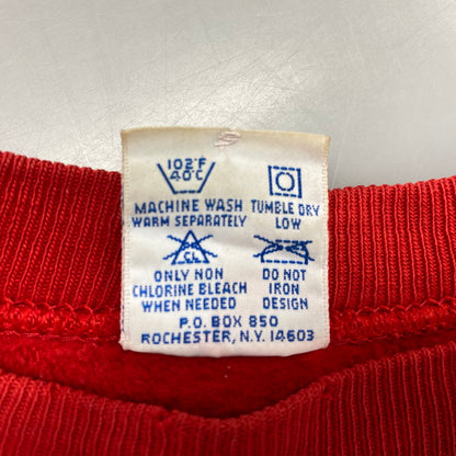 【現状渡し品】【メンズ】 Champion チャンピオン 刺繍タグ 90S MARSHALLTOWN GOLF 14 4段プリント REVERSE WEAVE SWEATSHIRT リバース ウィーブ スウェットシャツ トップス 長袖 146-251223-cs-01-izu サイズ：XL カラー：レッド 万代Net店