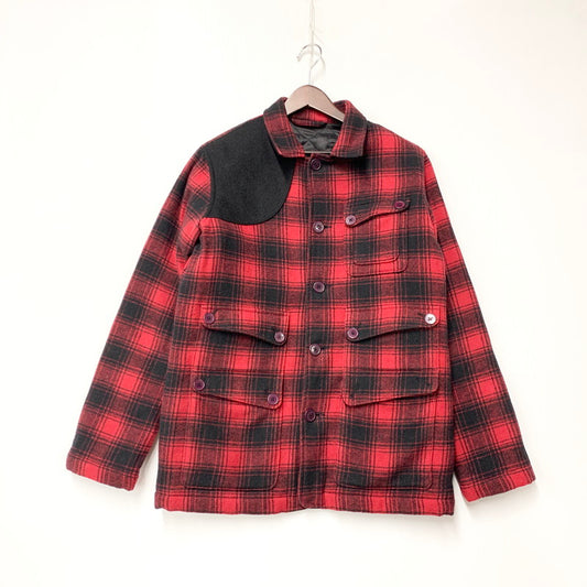 【中古品】【メンズ】 MHI BY MAHARISHI エムエイチアイ バイ マハリシ 0-9543404-0-X 2-3 23-LDN BUFFALO CHECK WOOL JACKET バッファローチェック ウールジャケット アウター 146-251223-ya-01-izu サイズ：下記参照 カラー：レッド×ブラック 万代Net店