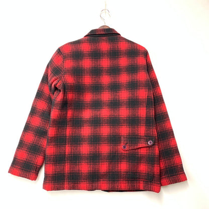 【中古品】【メンズ】 MHI BY MAHARISHI エムエイチアイ バイ マハリシ 0-9543404-0-X 2-3 23-LDN BUFFALO CHECK WOOL JACKET バッファローチェック ウールジャケット アウター 146-251223-ya-01-izu サイズ：下記参照 カラー：レッド×ブラック 万代Net店