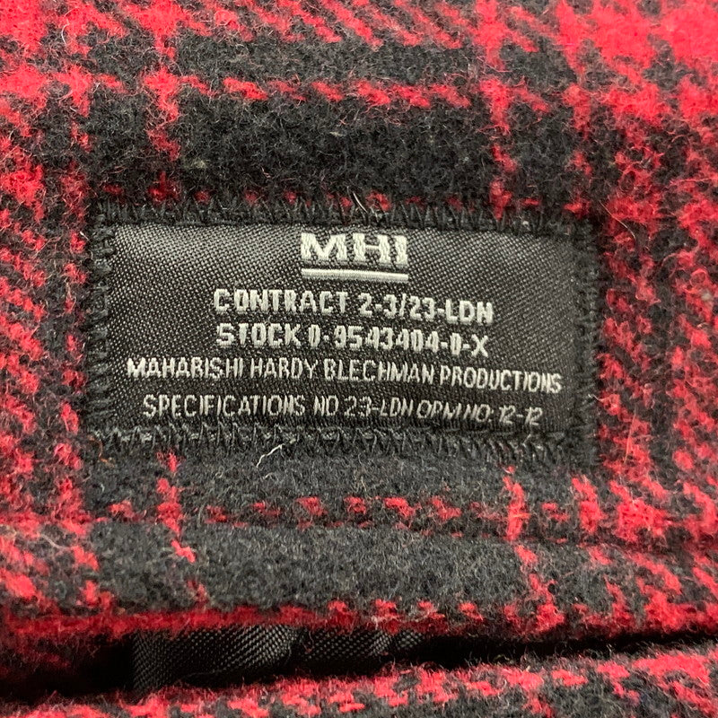 【中古品】【メンズ】 MHI BY MAHARISHI エムエイチアイ バイ マハリシ 0-9543404-0-X 2-3 23-LDN BUFFALO CHECK WOOL JACKET バッファローチェック ウールジャケット アウター 146-251223-ya-01-izu サイズ：下記参照 カラー：レッド×ブラック 万代Net店