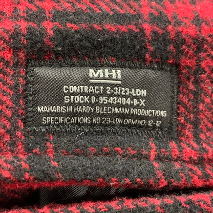 【中古品】【メンズ】 MHI BY MAHARISHI エムエイチアイ バイ マハリシ 0-9543404-0-X 2-3 23-LDN BUFFALO CHECK WOOL JACKET バッファローチェック ウールジャケット アウター 146-251223-ya-01-izu サイズ：下記参照 カラー：レッド×ブラック 万代Net店