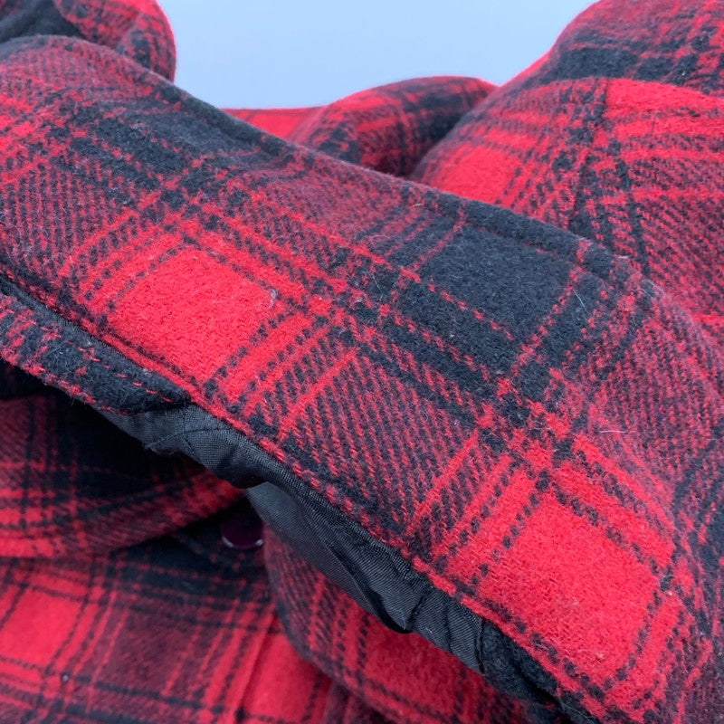 【中古品】【メンズ】 MHI BY MAHARISHI エムエイチアイ バイ マハリシ 0-9543404-0-X 2-3 23-LDN BUFFALO CHECK WOOL JACKET バッファローチェック ウールジャケット アウター 146-251223-ya-01-izu サイズ：下記参照 カラー：レッド×ブラック 万代Net店