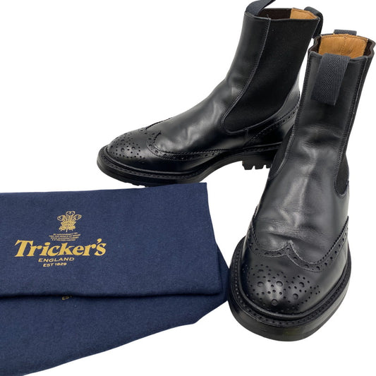 【中古品】【レディース】 TRICKER’S トリッカーズ 2754 3 HENRY SIDE GORE BOOTS ヘンリー サイド ゴア ブーツ シューズ 靴 164-251223-cs-07-izu サイズ：6 カラー：ブラック 万代Net店