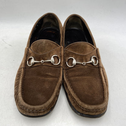 【中古品】【メンズ】 ホースビット スエード ローファー シューズ 靴 183-251223-cs-06-izu サイズ：44 E カラー：ブラウン 万代Net店