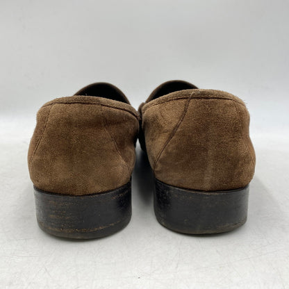 【中古品】【メンズ】 ホースビット スエード ローファー シューズ 靴 183-251223-cs-06-izu サイズ：44 E カラー：ブラウン 万代Net店