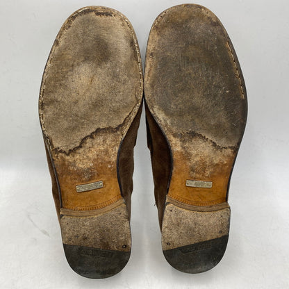 【中古品】【メンズ】 ホースビット スエード ローファー シューズ 靴 183-251223-cs-06-izu サイズ：44 E カラー：ブラウン 万代Net店