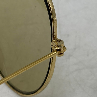 【中古品】【メンズ/レディース】 OLD RAY-BAN オールド レイバン B&L社製 OUTDOORSMAN SUNGLASSES アウトドアーズマン サングラス 203-251223-cs-08-izu サイズ：58口14 カラー：ゴールド×ベージュ 万代Net店