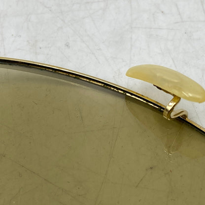 【中古品】【メンズ/レディース】 OLD RAY-BAN オールド レイバン B&L社製 OUTDOORSMAN SUNGLASSES アウトドアーズマン サングラス 203-251223-cs-08-izu サイズ：58口14 カラー：ゴールド×ベージュ 万代Net店