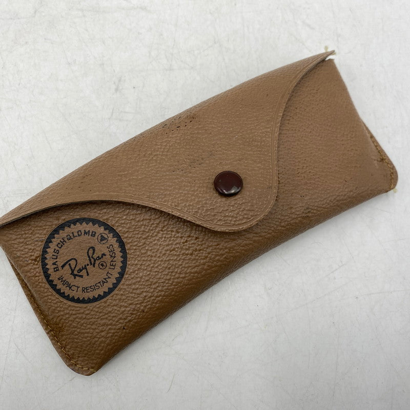 【中古品】【メンズ/レディース】 OLD RAY-BAN オールド レイバン B&L社製 OUTDOORSMAN SUNGLASSES アウトドアーズマン サングラス 203-251223-cs-08-izu サイズ：58口14 カラー：ゴールド×ベージュ 万代Net店