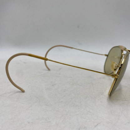 【中古品】【メンズ/レディース】 OLD RAY-BAN オールド レイバン B&L社製 OUTDOORSMAN SUNGLASSES アウトドアーズマン サングラス 203-251223-cs-08-izu サイズ：58口14 カラー：ゴールド×ベージュ 万代Net店
