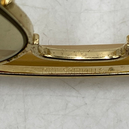 【中古品】【メンズ/レディース】 OLD RAY-BAN オールド レイバン B&L社製 OUTDOORSMAN SUNGLASSES アウトドアーズマン サングラス 203-251223-cs-08-izu サイズ：58口14 カラー：ゴールド×ベージュ 万代Net店