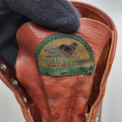 【中古品】【メンズ】 IRISH SETTER アイリッシュセッター ブーツ 半円犬タグ 通常 シューズ 靴 164-251224-as-09-izu サイズ：9D カラー：ブラウン 万代Net店