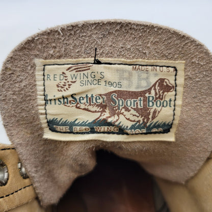 【中古品】【メンズ】 IRISH SETTER 8167 アイリッシュ セッター ブーツ 新四角犬タグ シューズ 靴 164-251224-as-19-izu サイズ：7 1/2E カラー：ベージュ 万代Net店