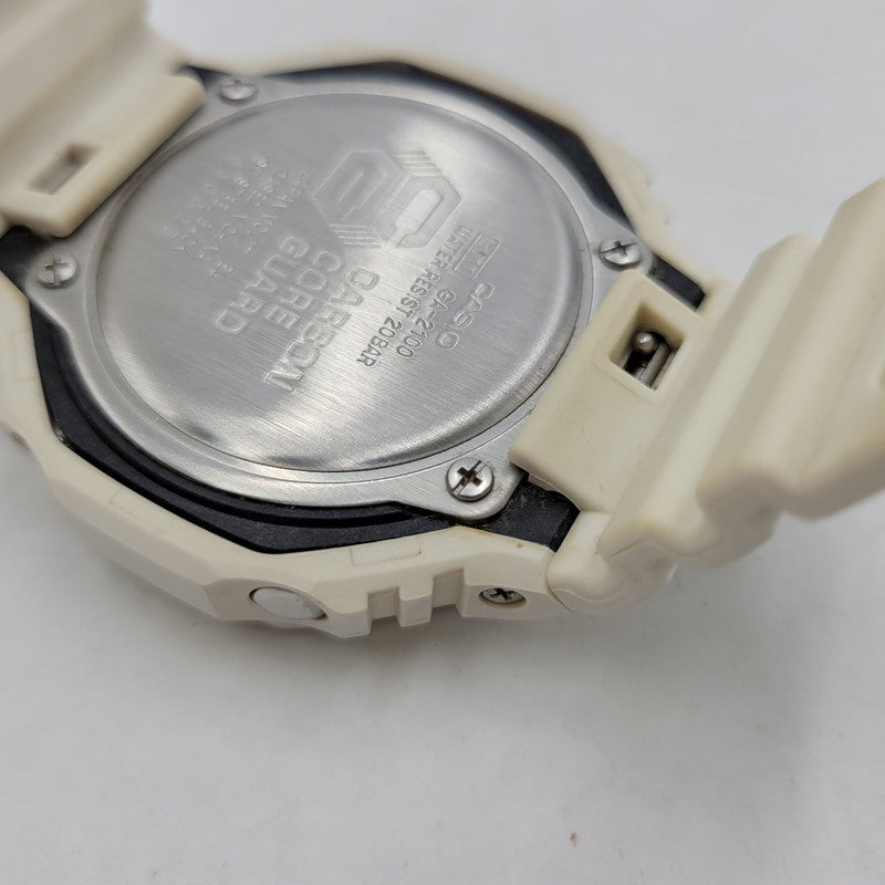 【中古品】【メンズ/レディース】 × ガリガリ君 GA-2100 ICE CANDY 40名限定 デジタル×アナログ 腕時計 196-251224-as-23-izu カラー：ホワイト×ブラック 万代Net店
