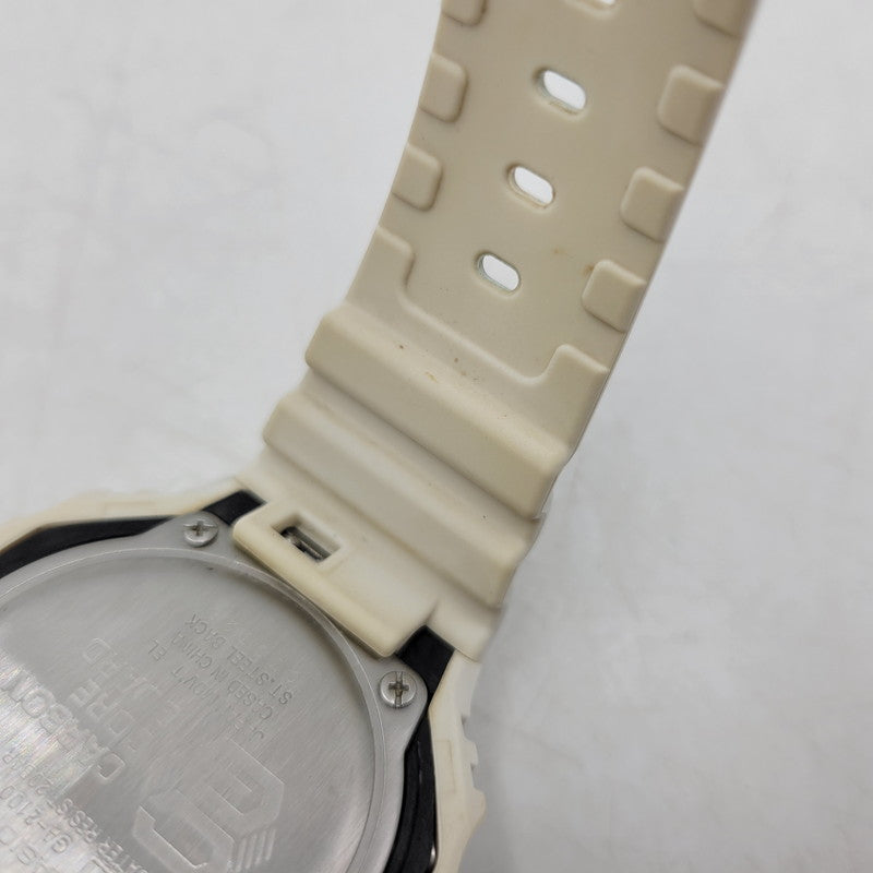 【中古品】【メンズ/レディース】 × ガリガリ君 GA-2100 ICE CANDY 40名限定 デジタル×アナログ 腕時計 196-251224-as-23-izu カラー：ホワイト×ブラック 万代Net店