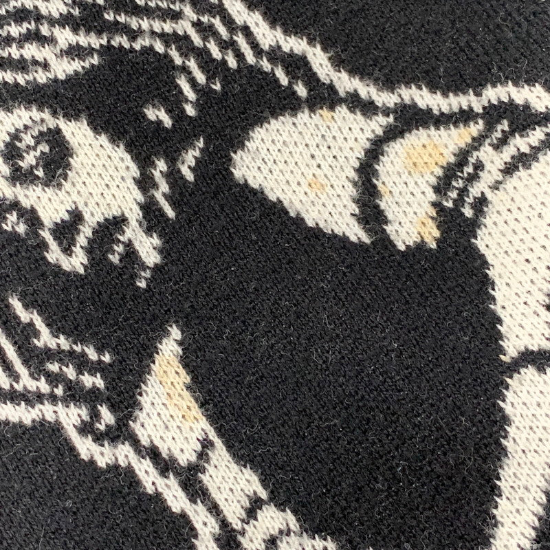 【中古品】【メンズ】 22AW VIXEN GIRL KNIT SWEATER 02223NS10 ジャカード セーター ニット 長袖 トップス 140-251225-ay-07-izu サイズ：XL カラー：ブラック 万代Net店