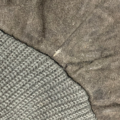 【現状渡し品】【メンズ】 HILL&ARCHER ヒルアンドアーチャー 韓国製 80S-90S SUEDE LEATHER BLOUSON スエード レザー ブルゾン アウター 146-251225-ya-05-izu サイズ：44 カラー：チャコール 万代Net店