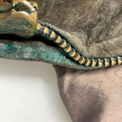 【現状渡し品】【メンズ】 HILL&ARCHER ヒルアンドアーチャー 韓国製 80S-90S SUEDE LEATHER BLOUSON スエード レザー ブルゾン アウター 146-251225-ya-05-izu サイズ：44 カラー：チャコール 万代Net店