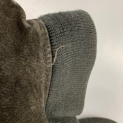 【現状渡し品】【メンズ】 HILL&ARCHER ヒルアンドアーチャー 韓国製 80S-90S SUEDE LEATHER BLOUSON スエード レザー ブルゾン アウター 146-251225-ya-05-izu サイズ：44 カラー：チャコール 万代Net店