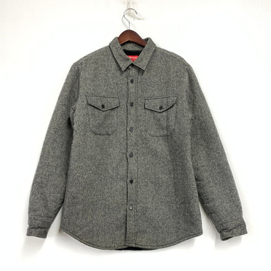 【中古品】【メンズ】 12AW PILE LINED SHIRT パイル ラインド シャツ トップス 長袖 149-251225-ya-04-izu サイズ：M カラー：グレー 万代Net店