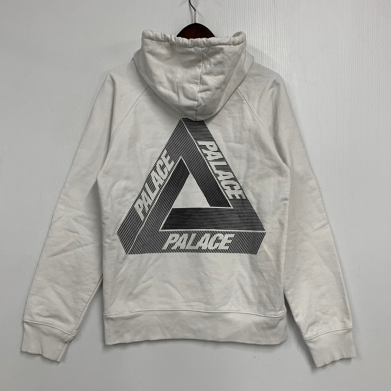 【中古品】【メンズ】 LOGO HOODIE ロゴ フーディー パーカー プリント 長袖 トップス 142-251225-ay-08-izu サイズ：S カラー：ホワイト 万代Net店