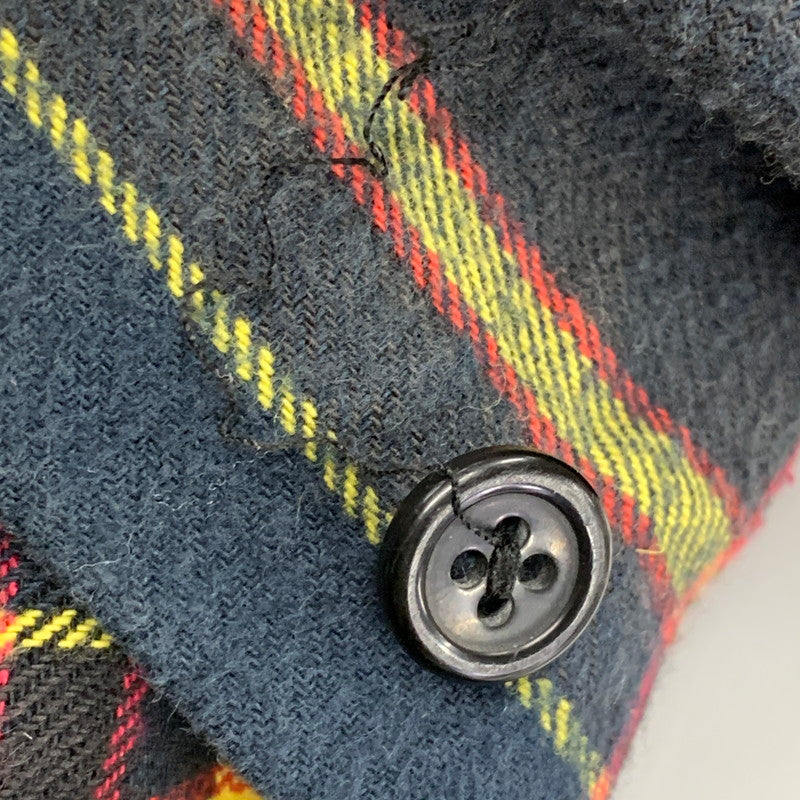 【中古品】【メンズ】 FLANNEL SHIRT フランネル シャツ トップス 長袖 149-251225-ya-02-izu サイズ：M カラー：イエロー 万代Net店