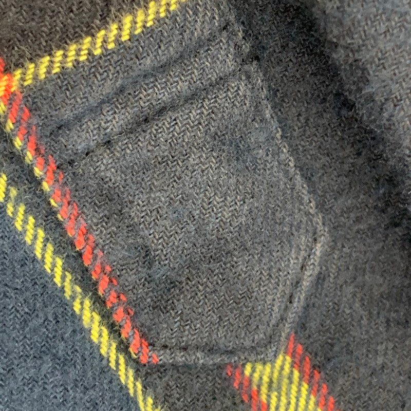 【中古品】【メンズ】 FLANNEL SHIRT フランネル シャツ トップス 長袖 149-251225-ya-02-izu サイズ：M カラー：イエロー 万代Net店
