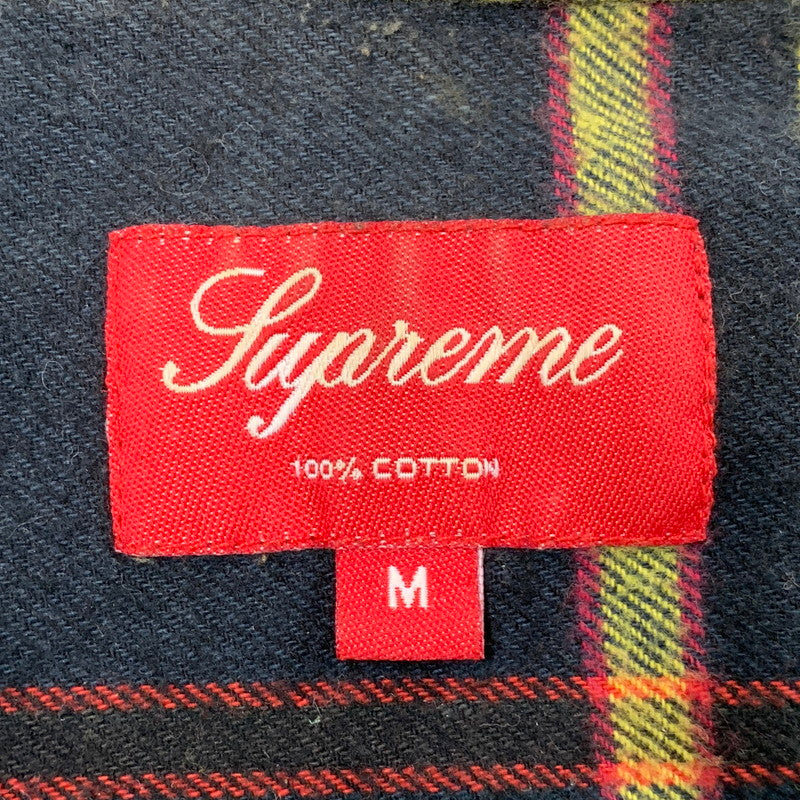 【中古品】【メンズ】 FLANNEL SHIRT フランネル シャツ トップス 長袖 149-251225-ya-02-izu サイズ：M カラー：イエロー 万代Net店