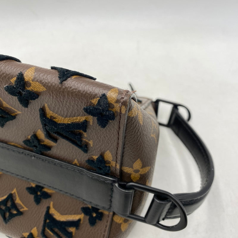 【中古品】【メンズ/レディース】 CA4119 M45070 タフタージュ トリアングル メッセンジャー ショルダーバッグ カバン 鞄 179-251225-ya-14-izu カラー：茶 万代Net店