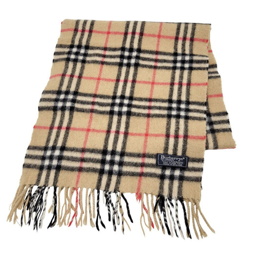 【中古品】【メンズ/レディース】 CASHMERE MUFFLER カシミア マフラー 英国製 ノバチェック 183-251230-yn-04-izu カラー：マルチ 万代Net店