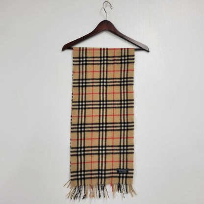 【中古品】【メンズ/レディース】 CASHMERE MUFFLER カシミア マフラー 英国製 ノバチェック 183-251230-yn-04-izu カラー：マルチ 万代Net店