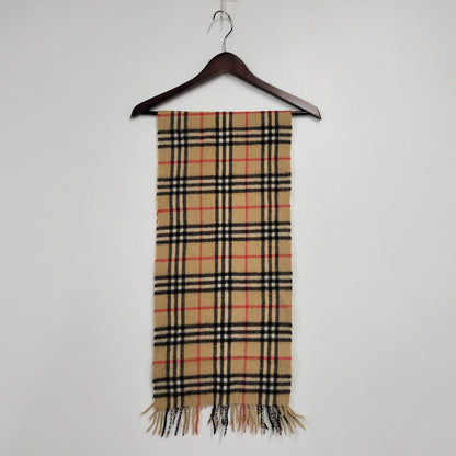 【中古品】【メンズ/レディース】 CASHMERE MUFFLER カシミア マフラー 英国製 ノバチェック 183-251230-yn-04-izu カラー：マルチ 万代Net店