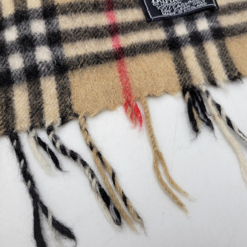 【中古品】【メンズ/レディース】 CASHMERE MUFFLER カシミア マフラー 英国製 ノバチェック 183-251230-yn-04-izu カラー：マルチ 万代Net店