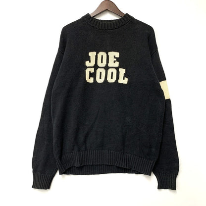 【中古品】【メンズ】 GENERAL RESEARCH ジェネラルリサーチ JOE COOL KNIT SWEATER 312 1988 ニット セーター 長袖 トップス 140-251226-as-09-izu サイズ：F カラー：ブラック 万代Net店