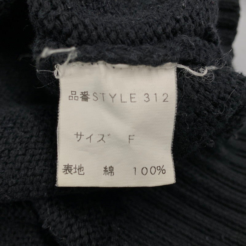 【中古品】【メンズ】 GENERAL RESEARCH ジェネラルリサーチ JOE COOL KNIT SWEATER 312 1988 ニット セーター 長袖 トップス 140-251226-as-09-izu サイズ：F カラー：ブラック 万代Net店