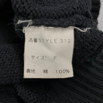 【中古品】【メンズ】 GENERAL RESEARCH ジェネラルリサーチ JOE COOL KNIT SWEATER 312 1988 ニット セーター 長袖 トップス 140-251226-as-09-izu サイズ：F カラー：ブラック 万代Net店