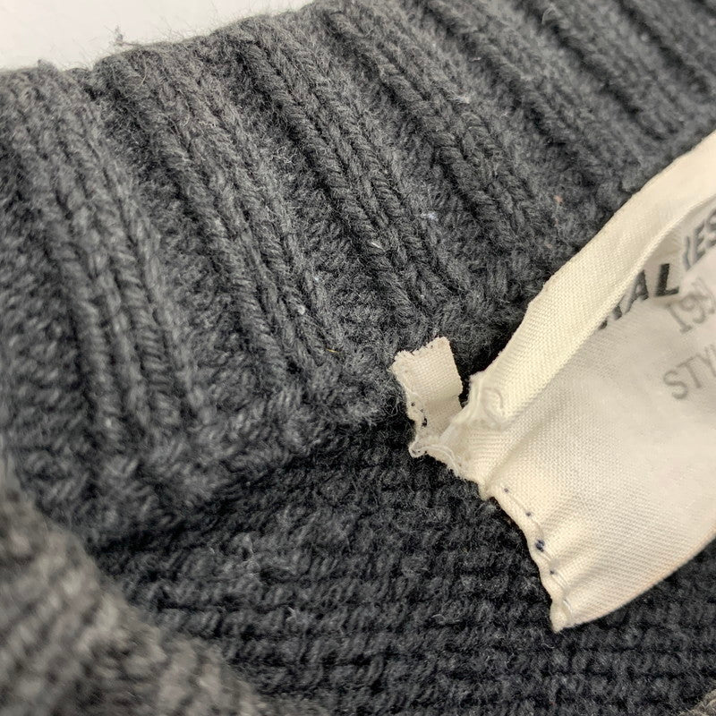 【中古品】【メンズ】 GENERAL RESEARCH ジェネラルリサーチ JOE COOL KNIT SWEATER 312 1988 ニット セーター 長袖 トップス 140-251226-as-09-izu サイズ：F カラー：ブラック 万代Net店