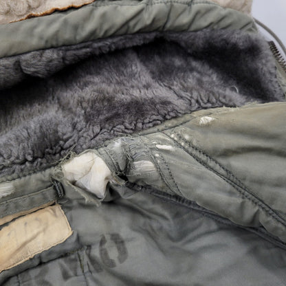 【現状渡し品】【メンズ】 U.S.AIR FORCE ユーエス エアフォース 70-80S N-3B FLIGHT JACKET フライト ジャケット アウター 146-251228-ya-05-izu サイズ：下記参照 カラー：グリーン 万代Net店