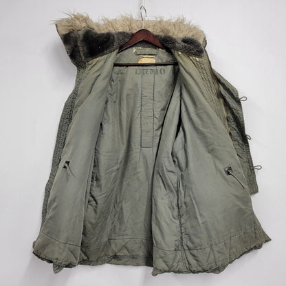 【現状渡し品】【メンズ】 U.S.AIR FORCE ユーエス エアフォース 70-80S N-3B FLIGHT JACKET フライト ジャケット アウター 146-251228-ya-05-izu サイズ：下記参照 カラー：グリーン 万代Net店