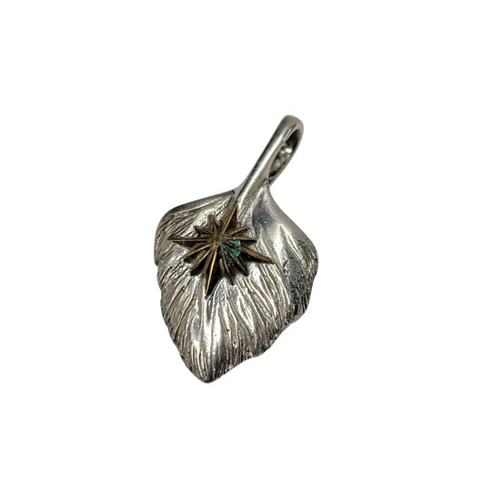 【中古品】【メンズ/レディース】 SAAD サード LEAF FEATHER PENDANT TOP リーフ フェザー ペンダントトップ アクセサリー 191-260101-as-04-izu カラー：シルバー 万代Net店
