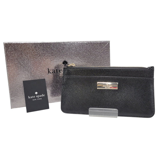 【中古美品】【レディース】 ケンジー ラージ スリム カード ホルダー コインケース ボックス付き 財布 200-260102-cs-14-izu カラー：ブラック 万代Net店