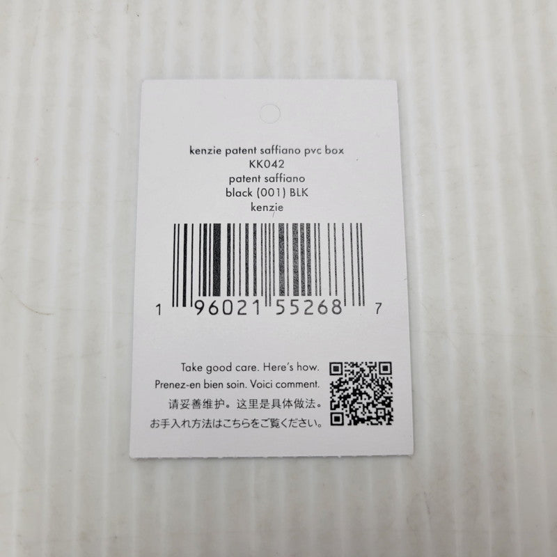 【中古美品】【レディース】 ケンジー ラージ スリム カード ホルダー コインケース ボックス付き 財布 200-260102-cs-14-izu カラー：ブラック 万代Net店