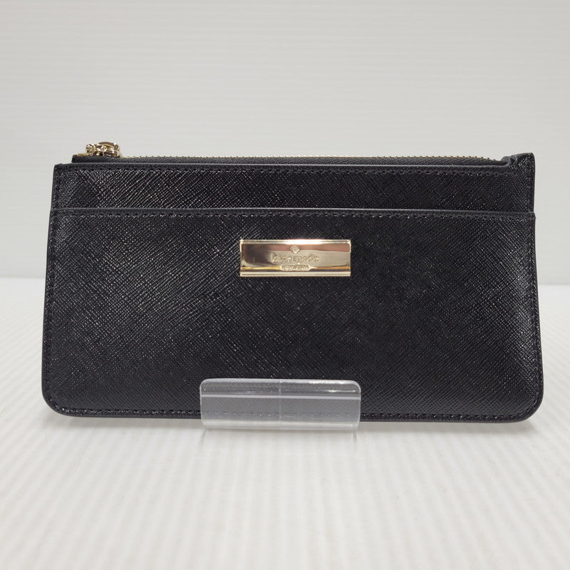 【中古美品】【レディース】 ケンジー ラージ スリム カード ホルダー コインケース ボックス付き 財布 200-260102-cs-14-izu カラー：ブラック 万代Net店